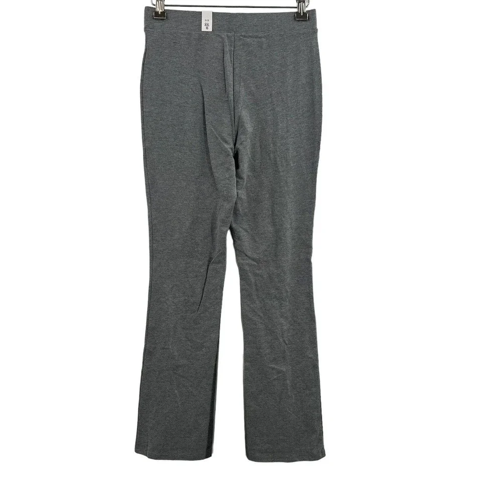 Childrens Place Grey Wide Leg Split Hem Knit‎ Pant XXL 16 New